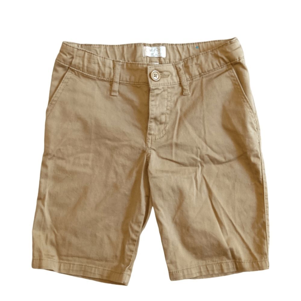 Children's Place Khaki Bermuda Chino Shorts Girls Sz 6X Tan